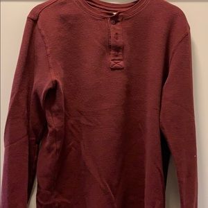 Men’s Red Henley